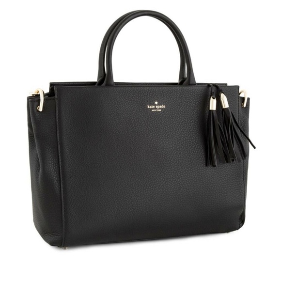 ♠️KATE SPADE leather LARSON SATCHEL - Picture 2 of 7